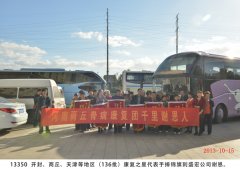 第136批股骨頭壞死、腰椎間盤突出等頑疾康複患者到(dào)盛宏謝恩