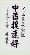 山東省委原書記蘇毅然為(wèi)公司題詞